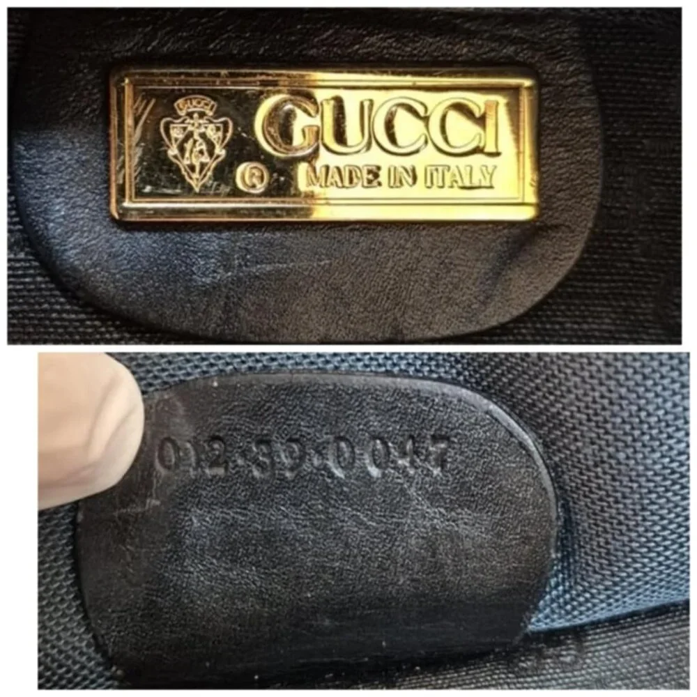Vintage Gucci Business Bag Crossbody Micro GG Unisex